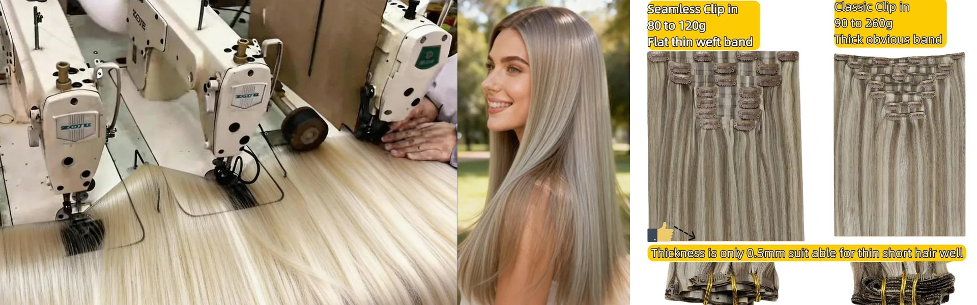 Kapcsolja be a hajhosszabbítást