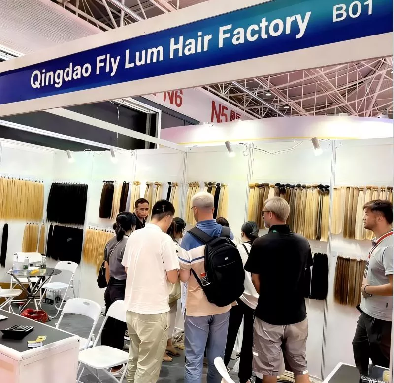 A Lum Hair Factory prémium hajhosszabbításokat mutat be az International Trade Expón
