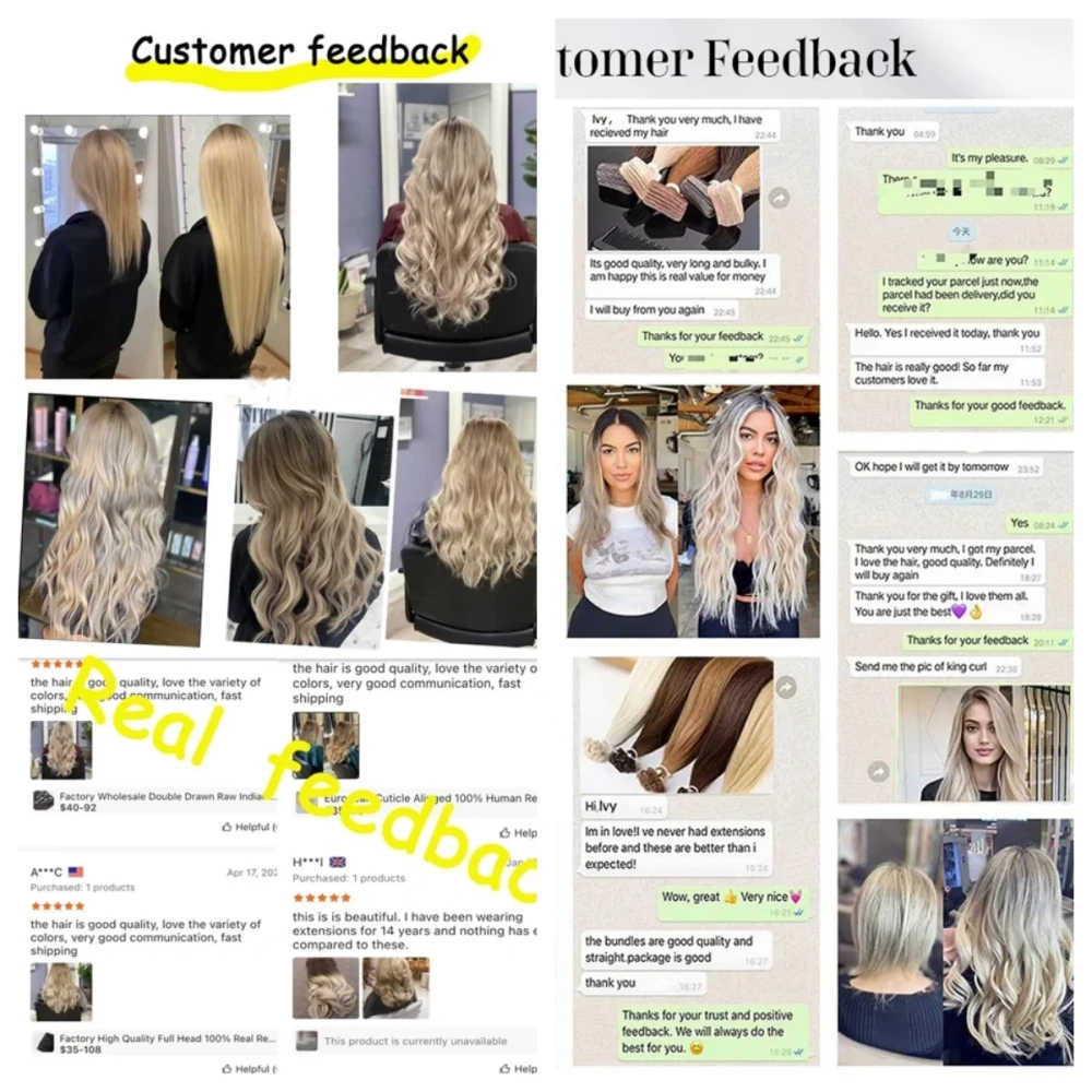 Hair Extensions Hand Tied