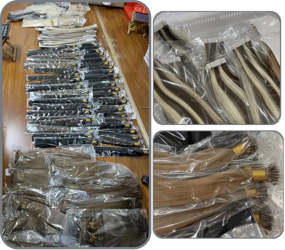 Human Hair Weft Extensions